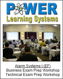 Alarm Systems I (EF) Power Learning Systems Exam Prep