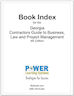 NASCLA Business and Project Management for Contractors - Georgia Edition, 2008, 4th Edition - Index